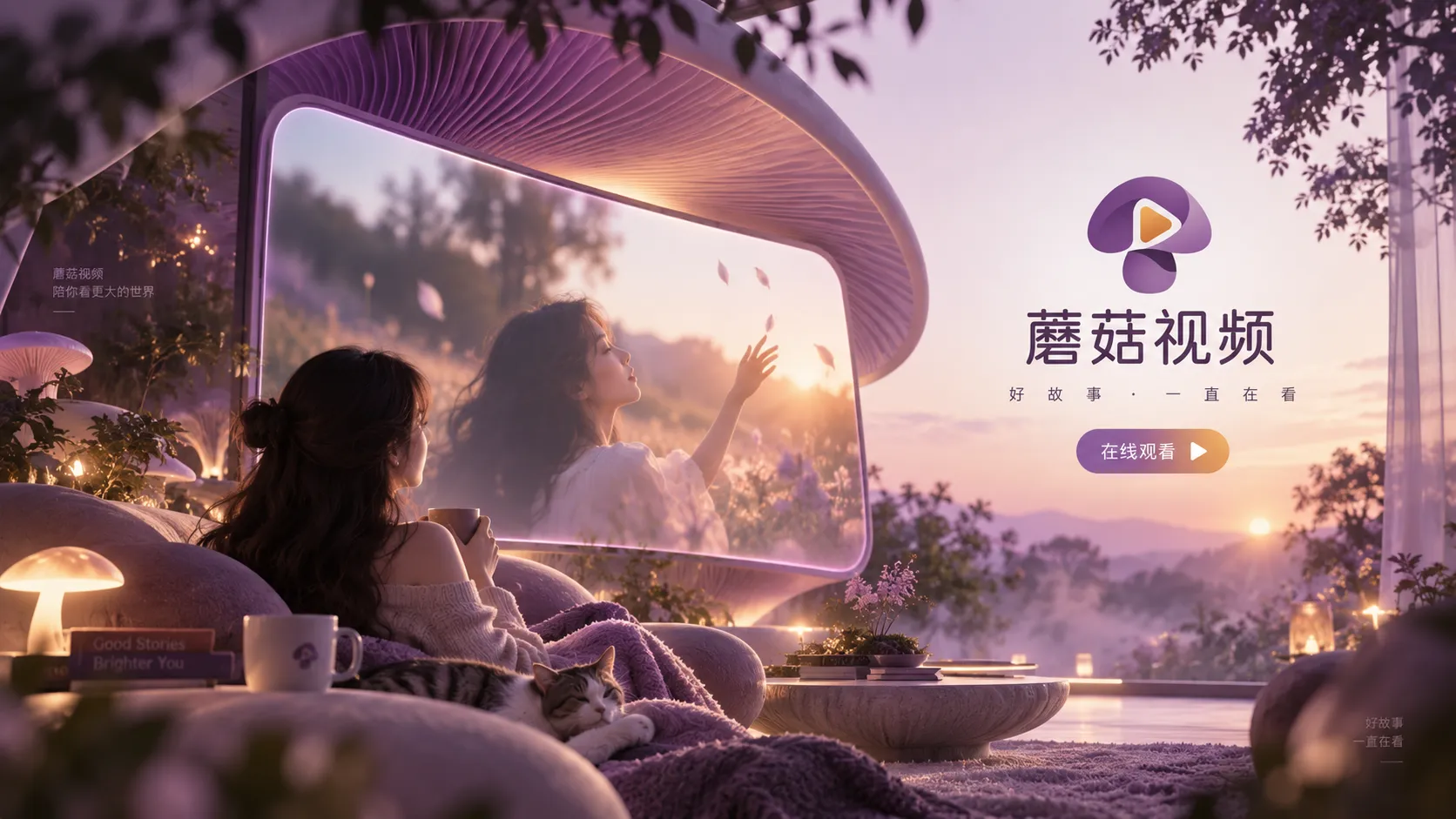 蘑菇视频首页观看主题主视觉